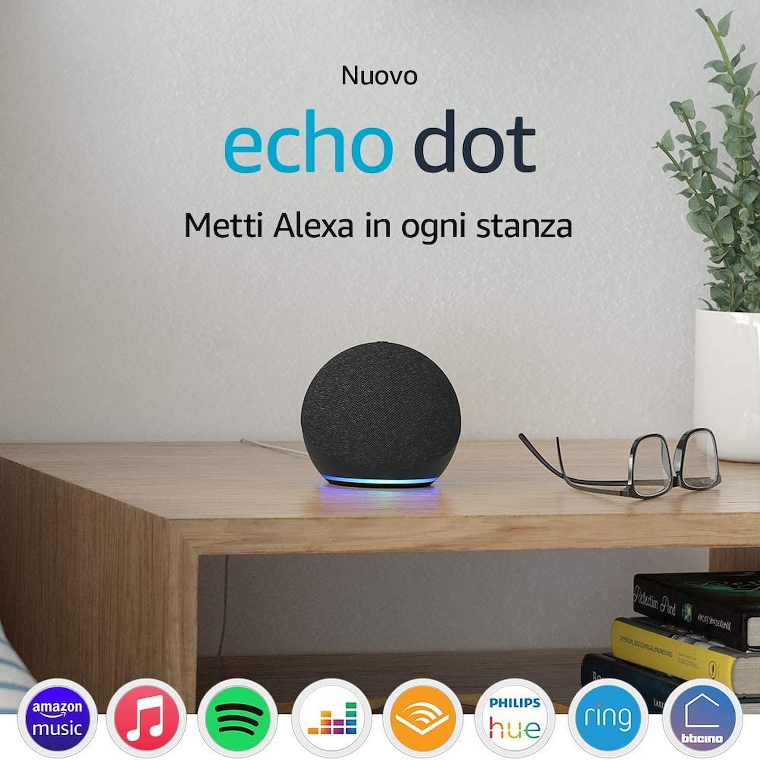 Immagine per Diffusore Amazon Echo Dot 4° generazione antracite da DIMOStore