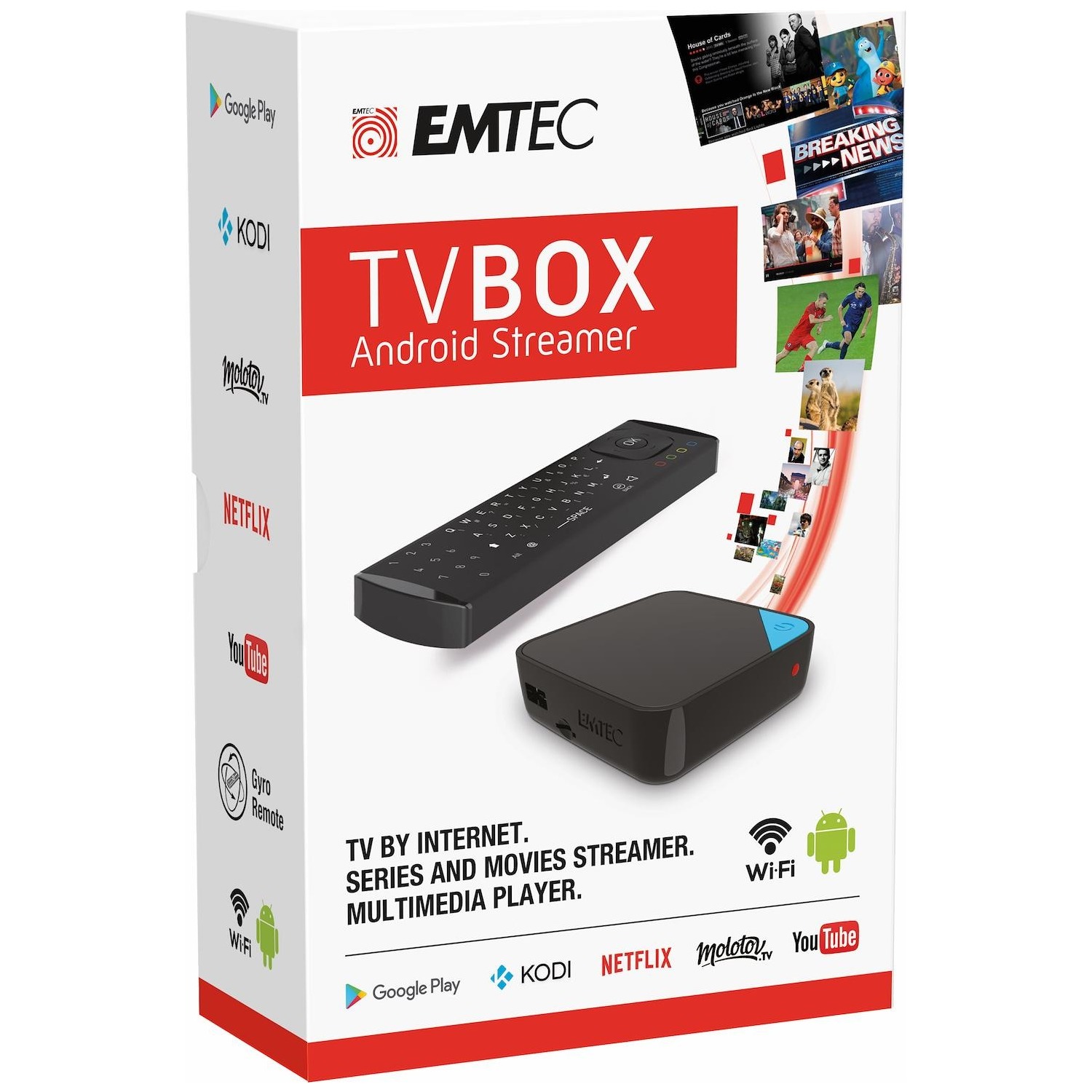 Immagine per TV Box Emtec Streamer Multimediale - F500STR da DIMOStore