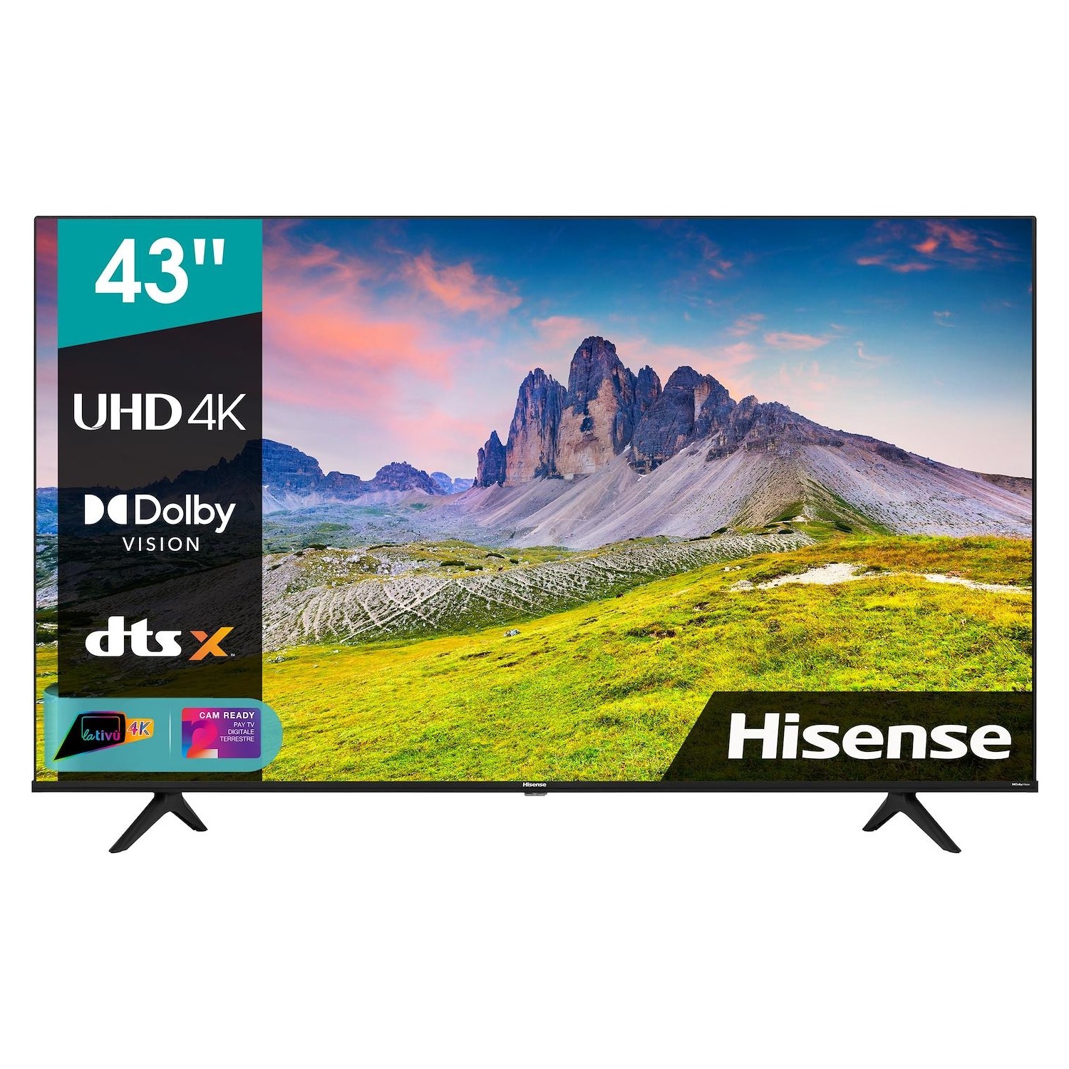 Immagine per TV LED Smart 4K UHD Hisense 43A6DG da DIMOStore