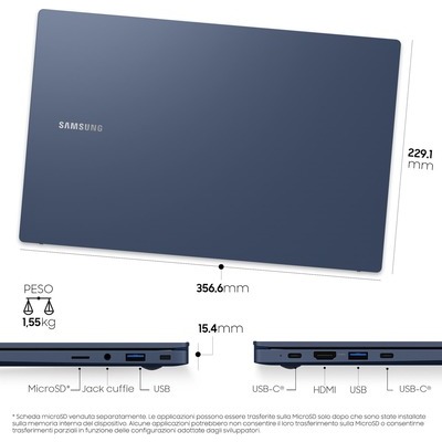 Notebook Samsung NP750XDA-KD1IT BLU