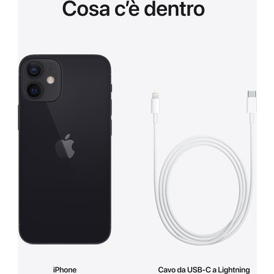 Smartphone Apple iPhone 12 Mini 128GB black nero