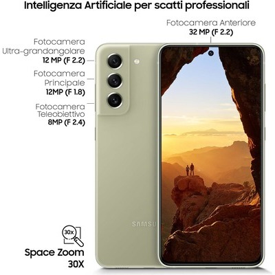 Smartphone Samsung Galaxy S21 FE 5G verde oliva
