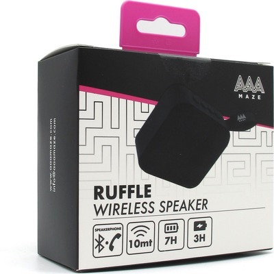 Speaker bluetooth AAAmaze Ruffle AMAT0010 colore nero
