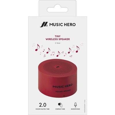 Speaker SBS Music Hero wireless rosso