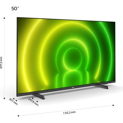 TV LED 4K UHD Smart Philips 50PUS7406