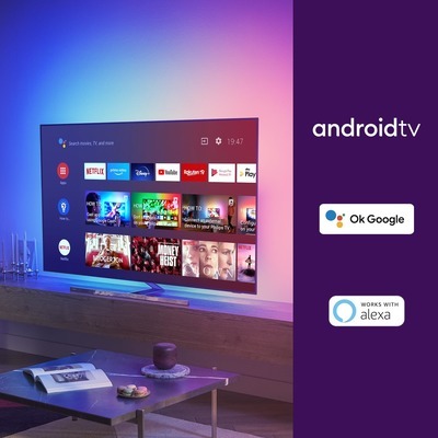 TV OLED 4K UHD Android Smart Philips 55OLED856
